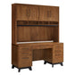Avery IMAV642 Brown Credenza Hutch