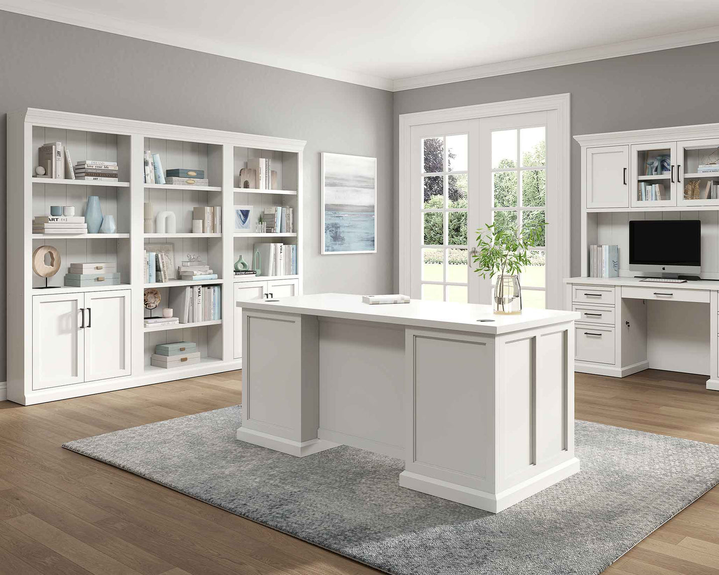 Abby IMAY680 White Office Collection by Martin Furniture