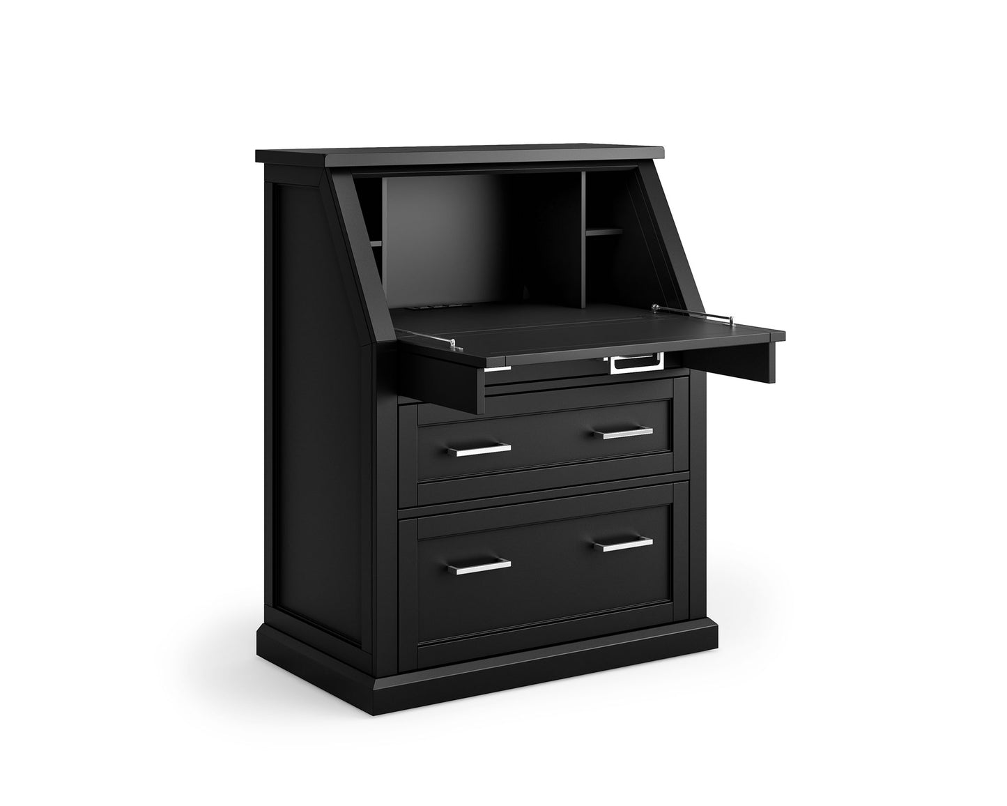 Abby IMAY550B Secretary Desk Black or White