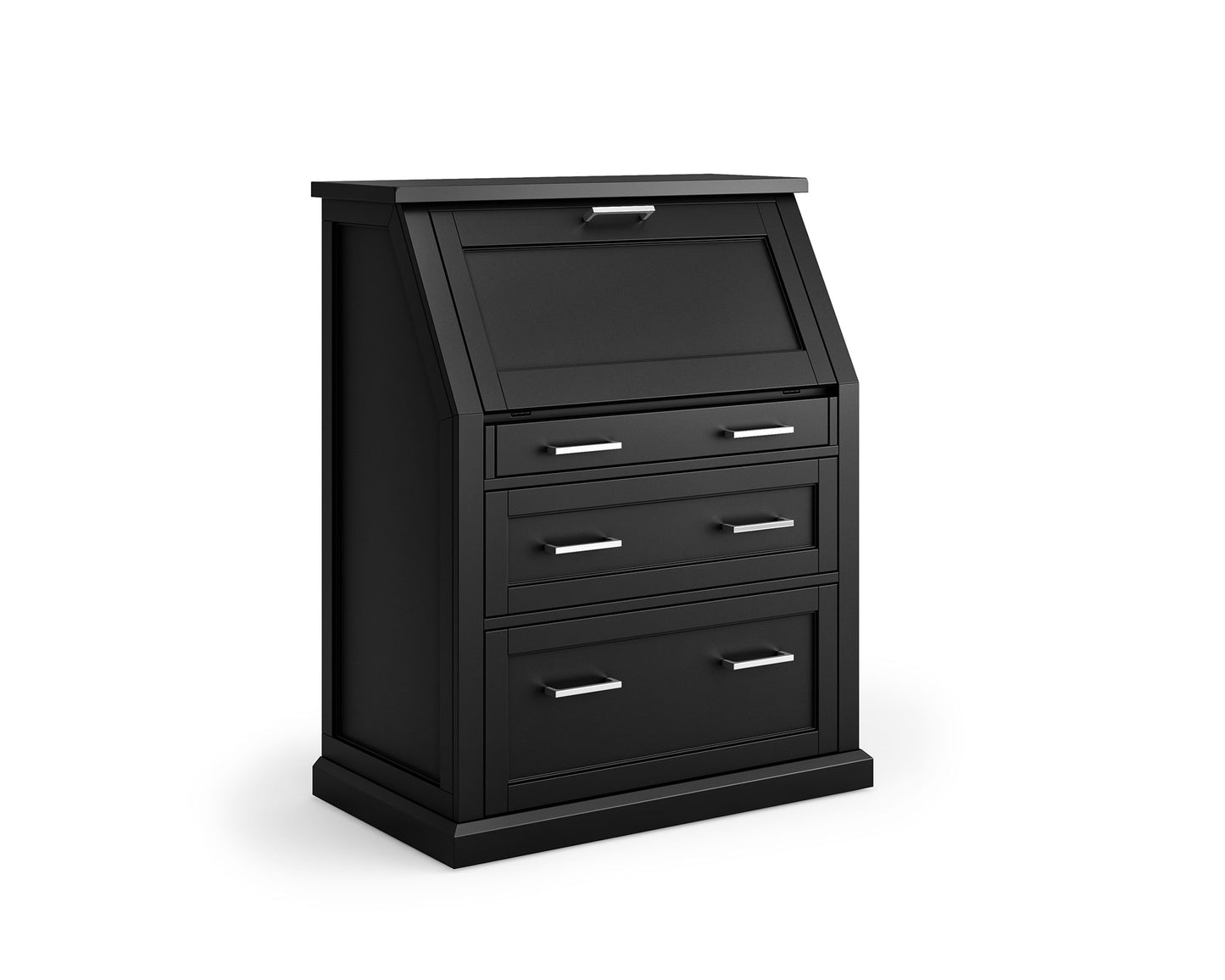 Abby IMAY550B Secretary Desk Black or White