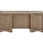 Bristol Double Pedestal Desk - Light Brown Finish