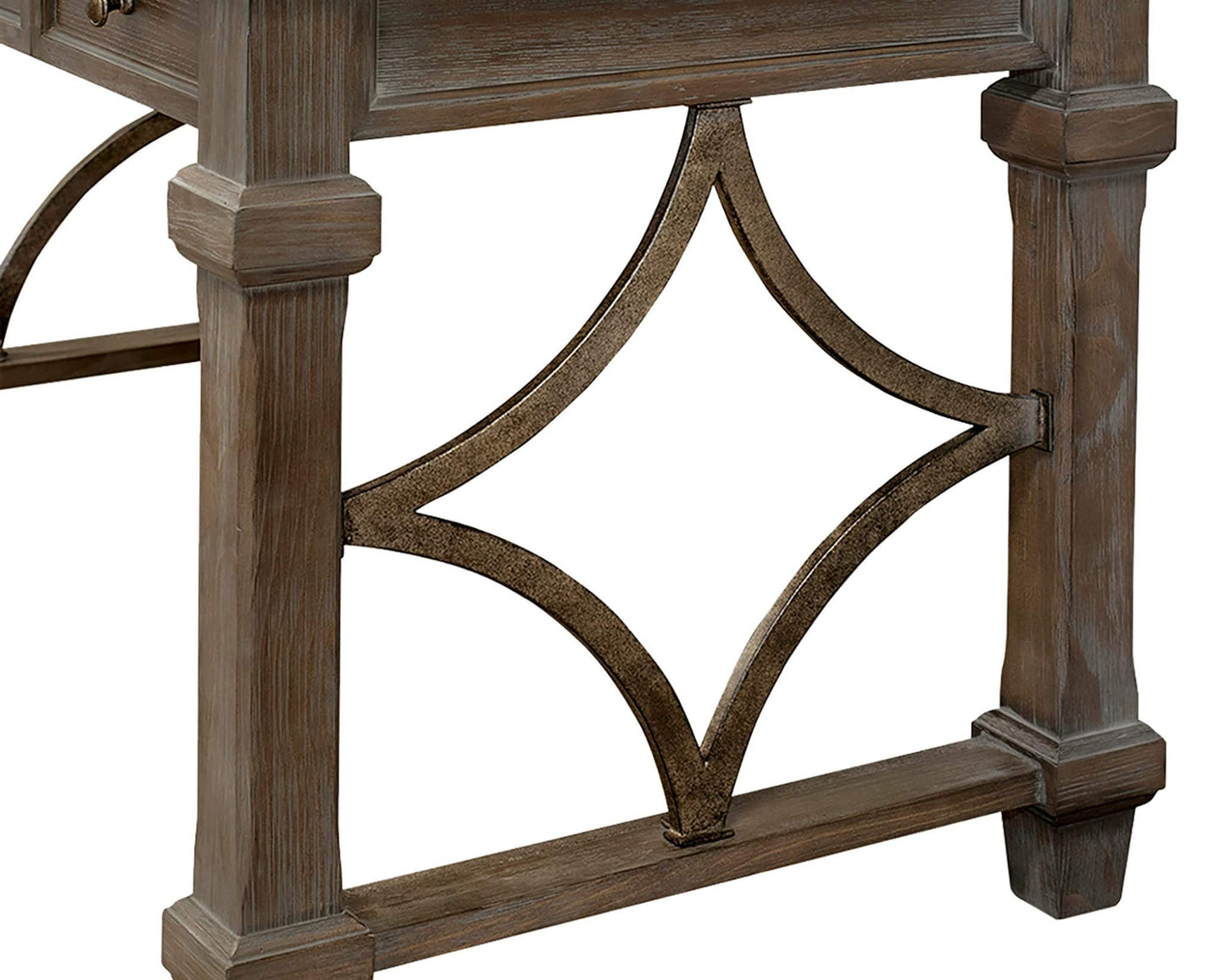 Carson 54" Writing Desk Weathered Dove