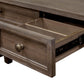 Carson 54" Writing Desk Weathered Dove