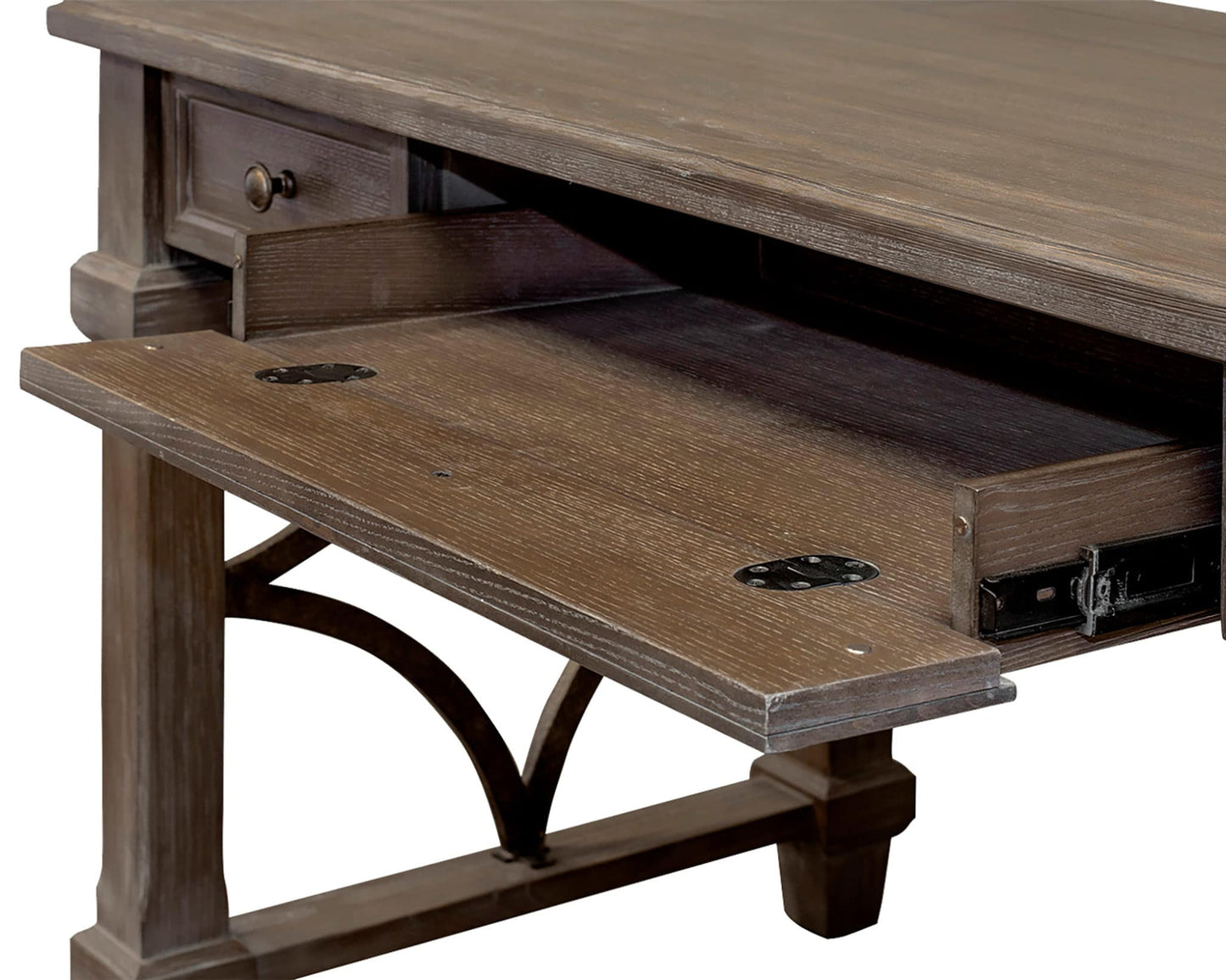 Carson 54" Writing Desk Weathered Dove