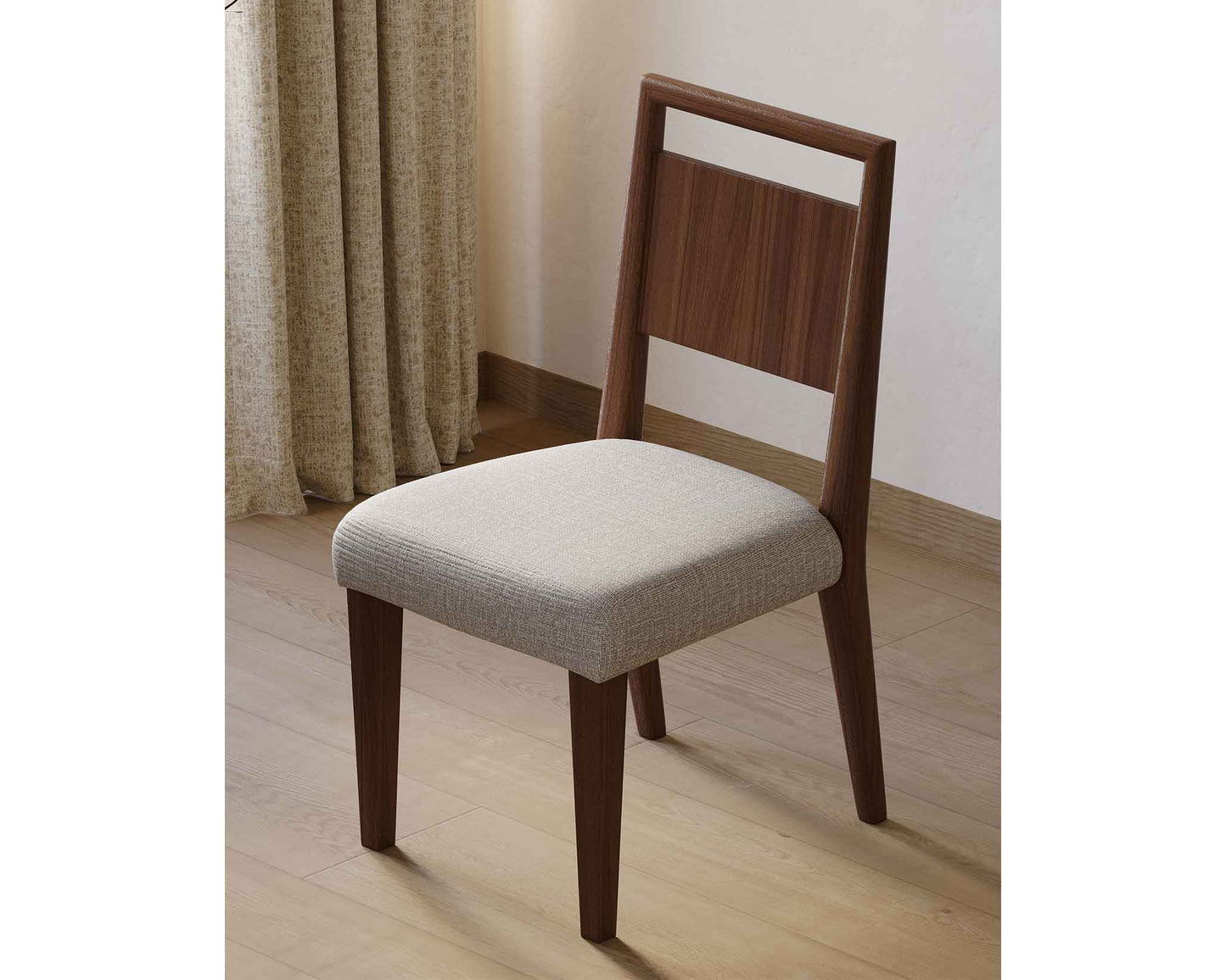 Cuppertino Warm Walnut Expandable  Dining Set