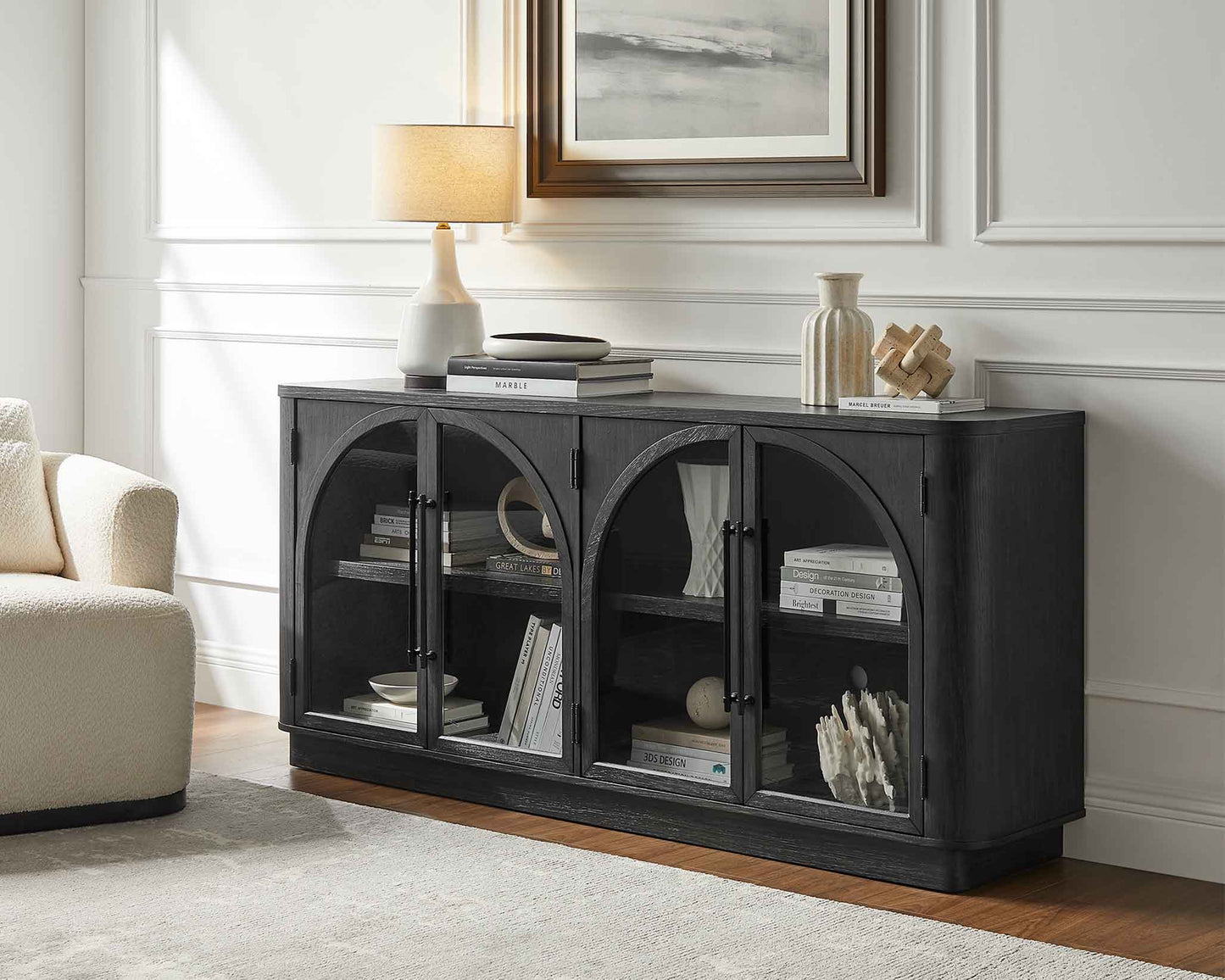 Harper Black TV Stand IMHP370B