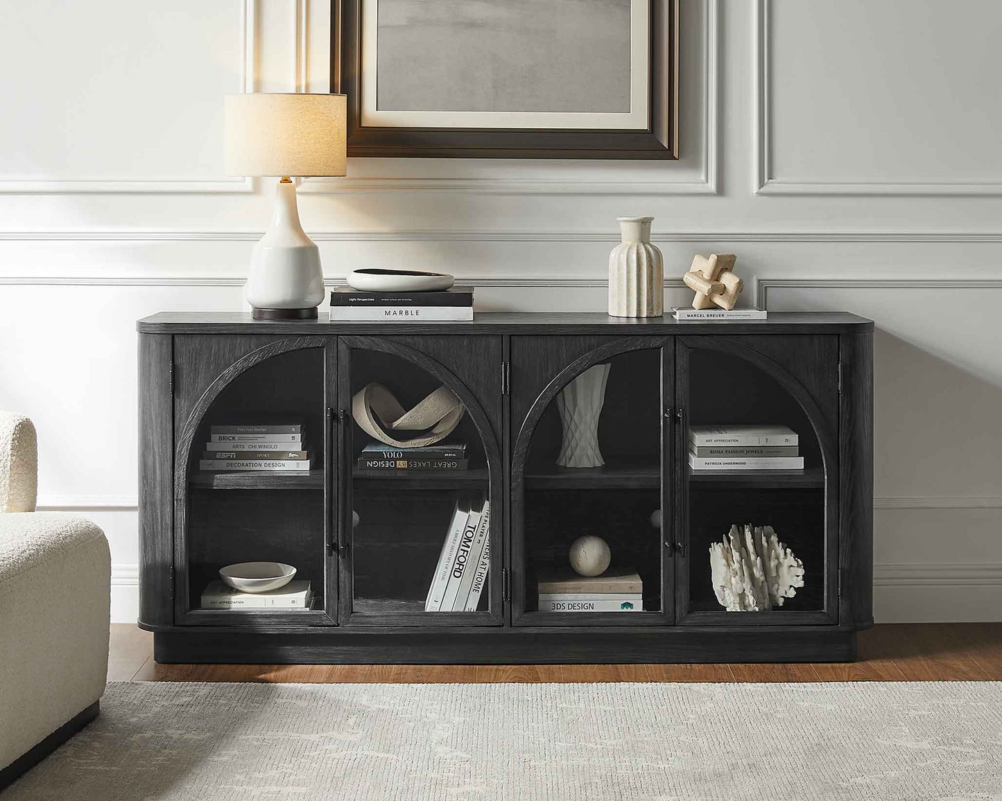 Harper Black TV Stand IMHP370B