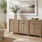 Knox 80" Natural Sand TV Console