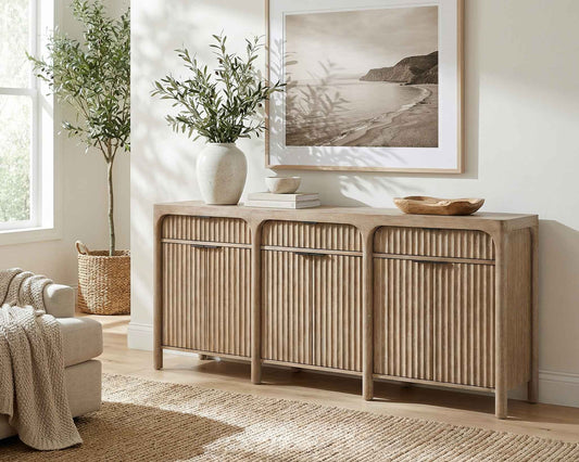 Knox 80" Natural Sand TV Console
