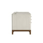 Pomona Double Pedestal Sofa White Desk Set
