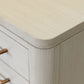 Pomona Double Pedestal Sofa White Desk Set