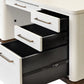 Pomona Double Pedestal Sofa White Desk Set