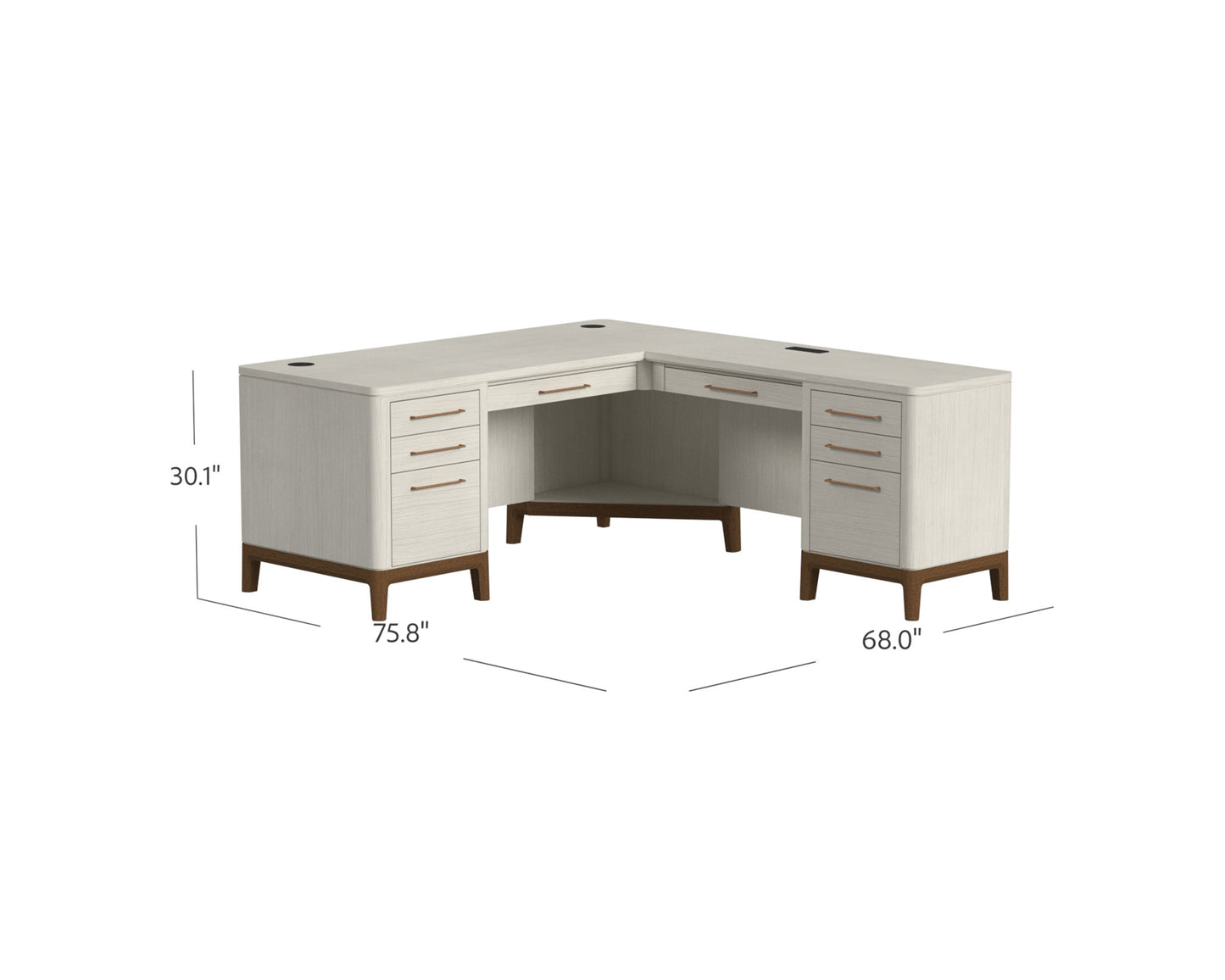Pomona Soft White Office Collection by Martin