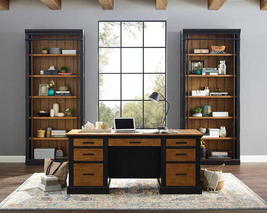 Escritorio de pedestal doble Toulouse - Martin Furniture
