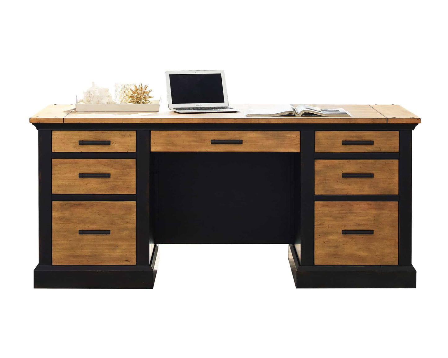 Toulouse Double Pedestal Desk - Martin Furniture