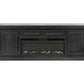 Willow Lane Black Fireplace TV Console