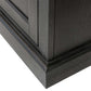 Willow Lane Black Fireplace TV Console