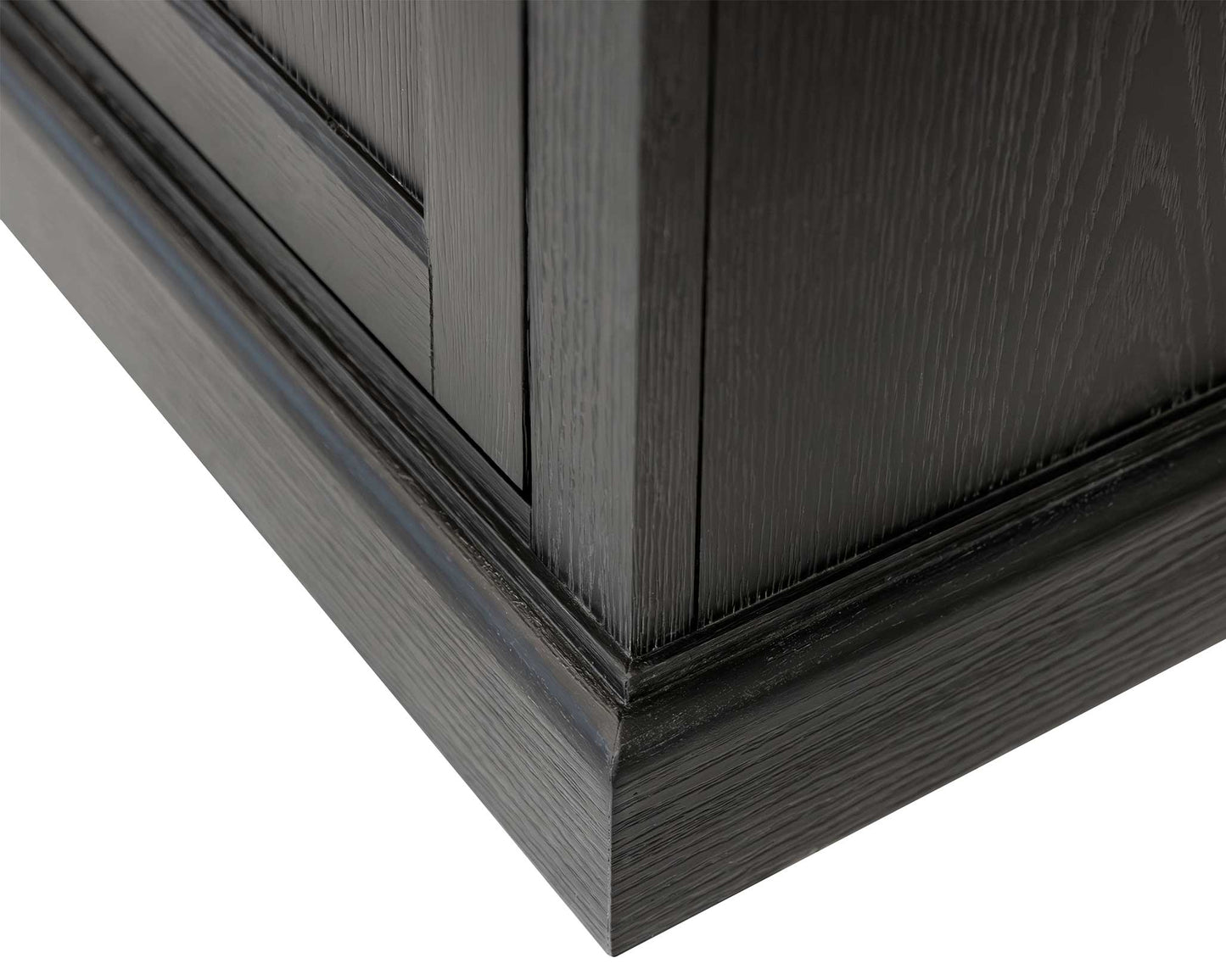 Willow Lane Black Fireplace TV Console