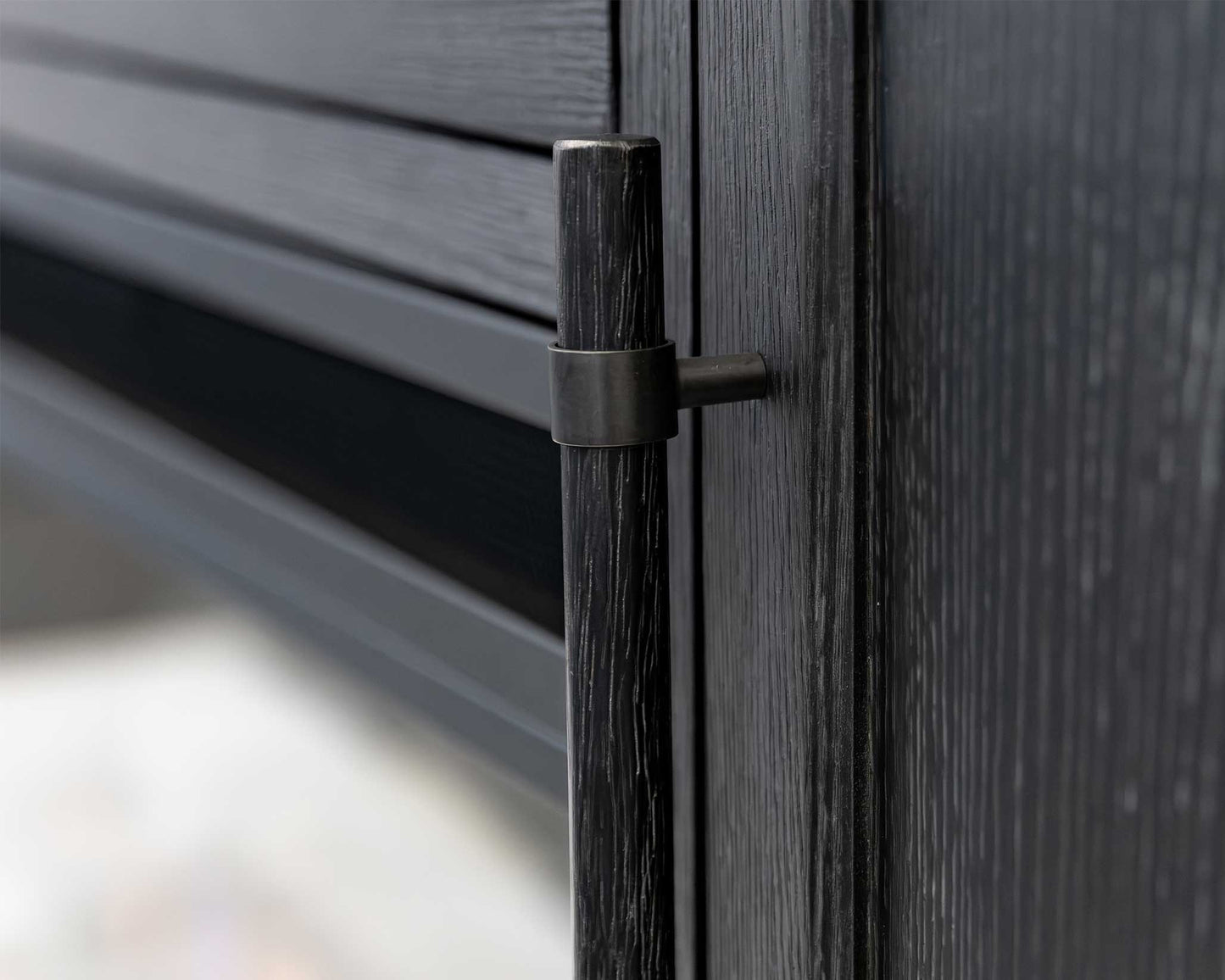 Willow Lane Black Fireplace TV Console