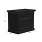 Willow Lane IMWL450B Ebony File Cabinet