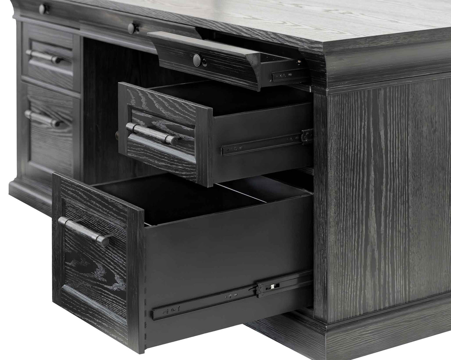 Willow Lane Ebony Finish Office Collection