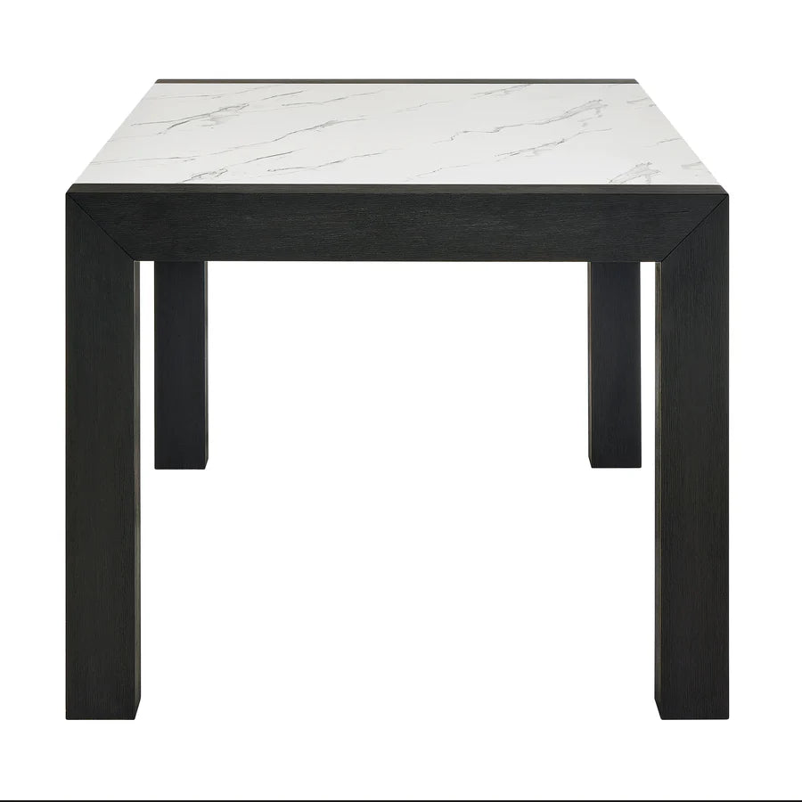 Jules 7 Pc Faux Marble Dining Set