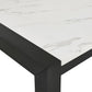 Jules 7 Pc Faux Marble Dining Set