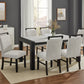 Jules 7 Pc Faux Marble Dining Set