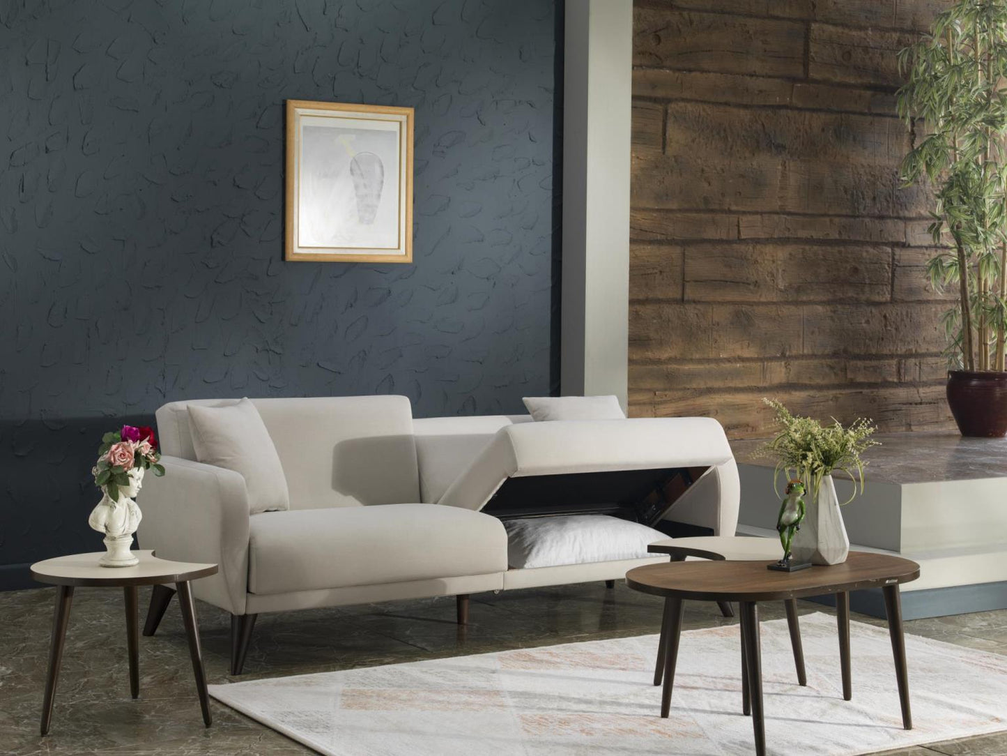 Bellona Flexy Sofa in a Box Zigana Beige