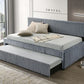 Corduroy Vevet Twin Daybed w/Trundle - 3 Colors