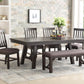 Kingston 6 Pc Chocolate Finish Dining Collection