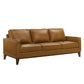 Caspar Caramel Leather Sofa Collection
