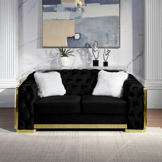 Artisan 8019 Velvet Loveseat - 3 Colors