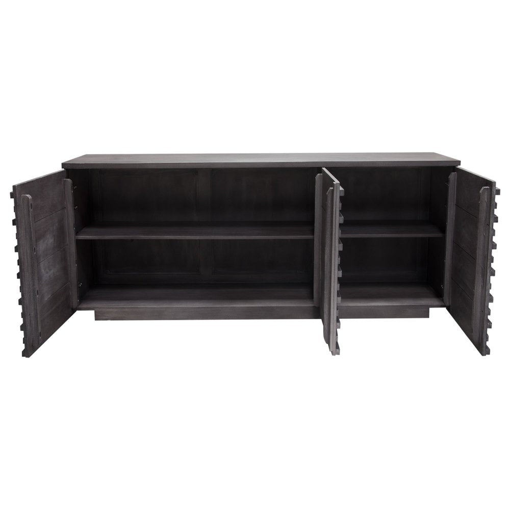 Landscape Sideboard Espresso Gray Acacia