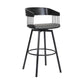 Athena Upholstered Swivel Barstool