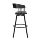 Athena Upholstered Swivel Barstool