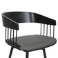 Athena Upholstered Swivel Barstool