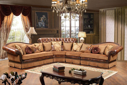 Linda 4 Pc Classic Sectional by Cosmos