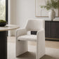 Luna Off White Upholstered Chair
