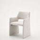 Luna Off White Upholstered Chair