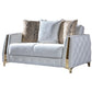 Lust 2 Pc Living Room Set In Off White