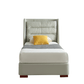 Lego Twin Leather Storage Bed by ESF