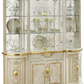 Leonardo Ivory 4 Door China Cabinet by ESF