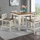 Lindale 5 Pc Two Tone Rustic Dining Collection