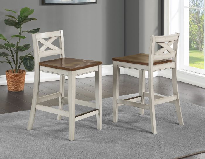 Lindale 5 Pc Two Tone Rustic Dining Collection