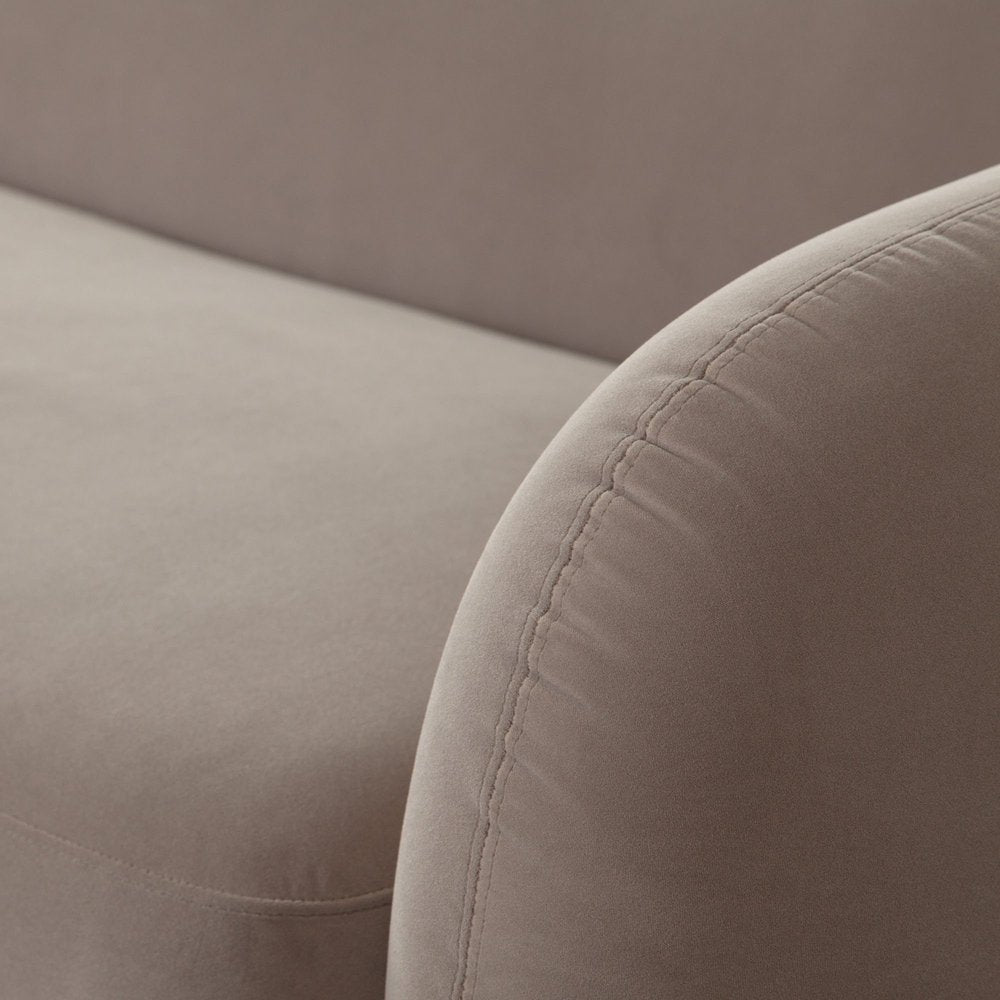 Maya Sofa Winter Mink Velvet