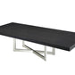 Maximo Dining Collection High Gloss Gray Oak Finish