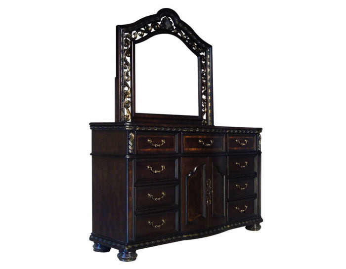 Monte Carlo 4 Pc Cocoa Bedroom Set