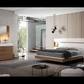 ESF Mar 5 Pc Modern Bedroom Set Natural Walnut