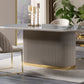 Margo 7 Pc Fluted Pedestal Dining Collection